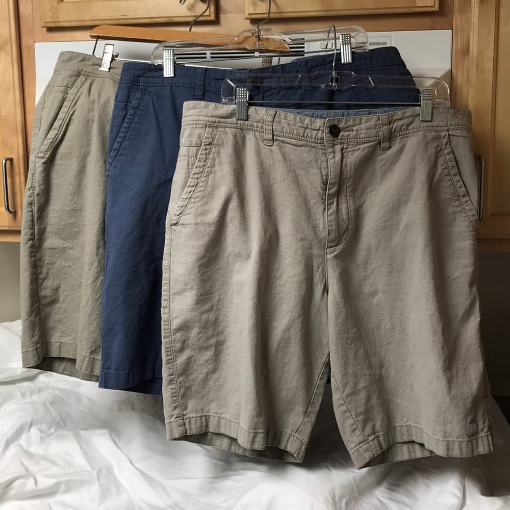 SOLD.  COVA shorts.  36.  3 pairs/2 colors.
